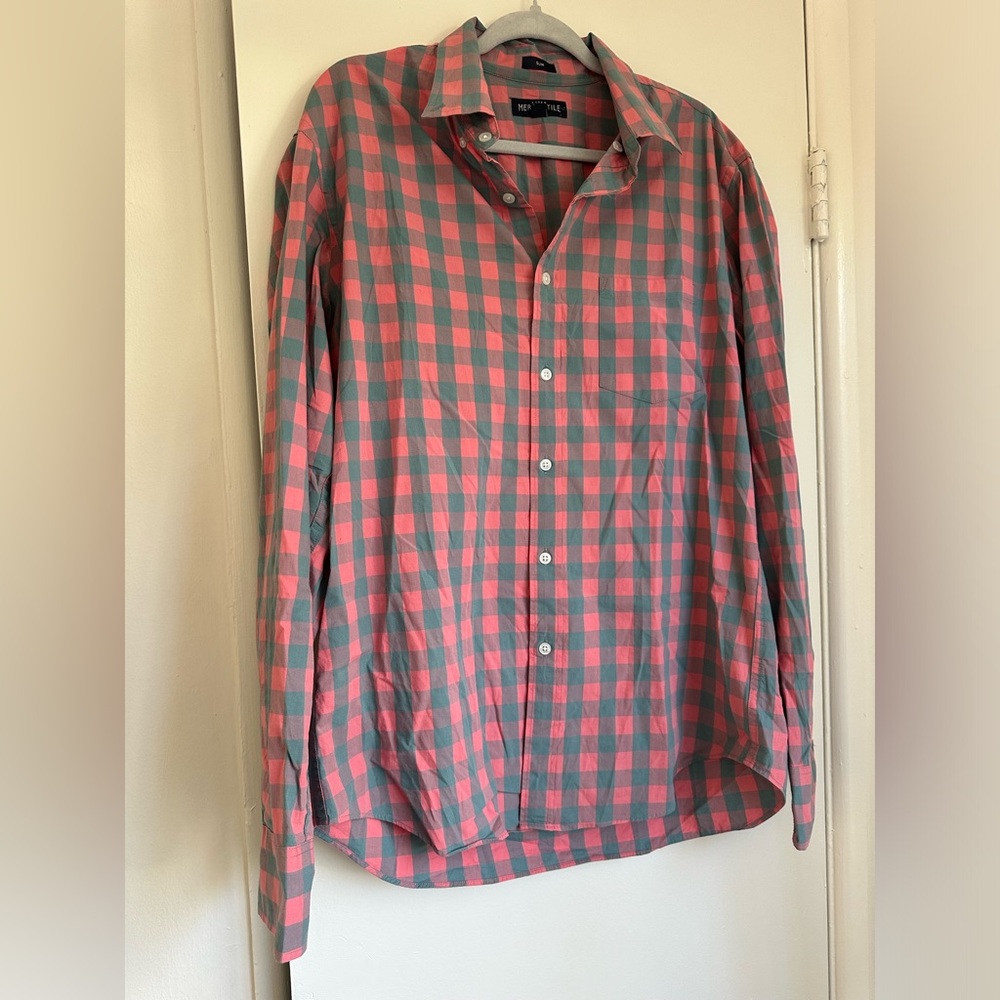 EUC J Crew Mercantile Size L Slim Button Down